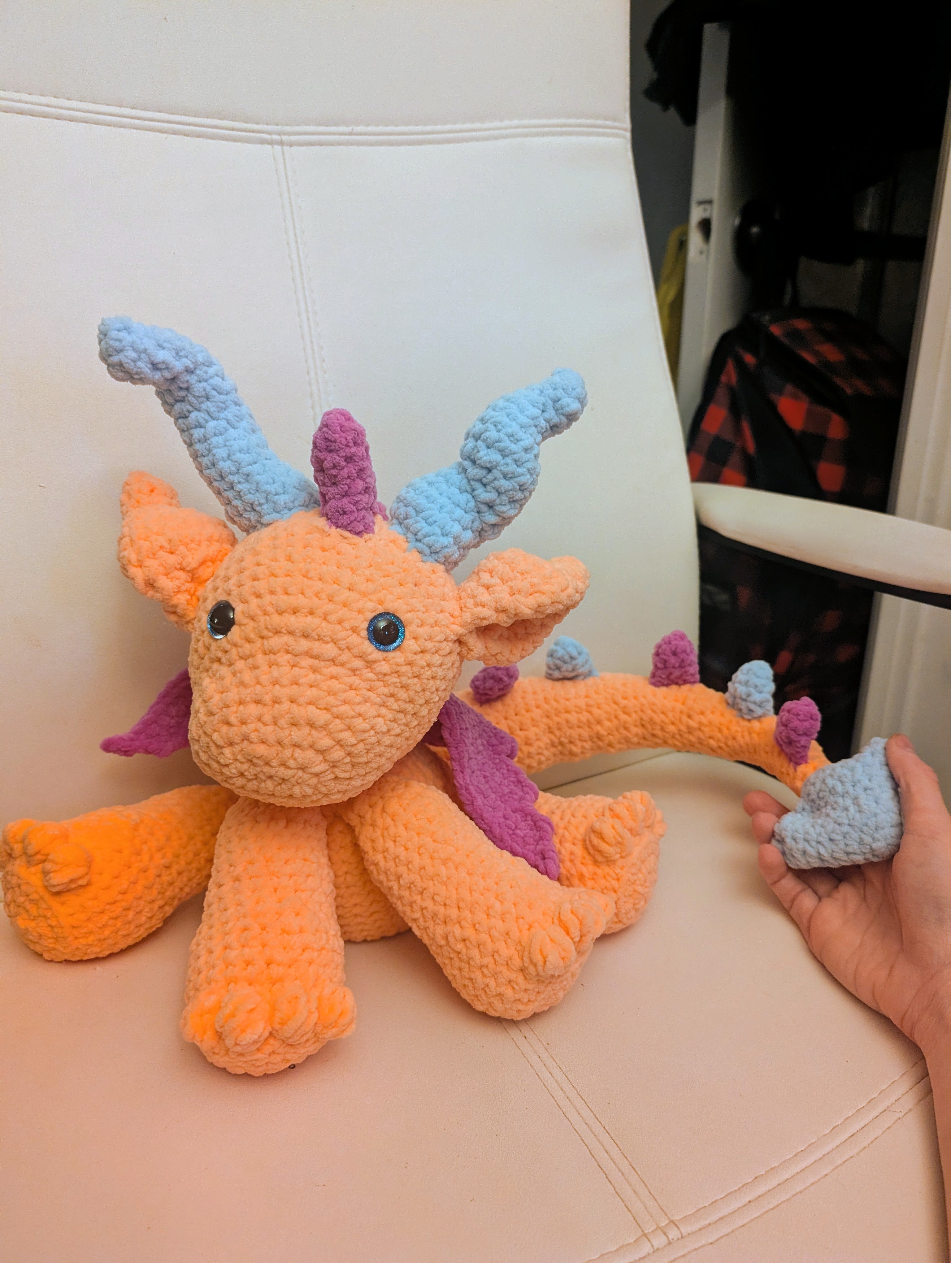 Sitting Dragon Plush