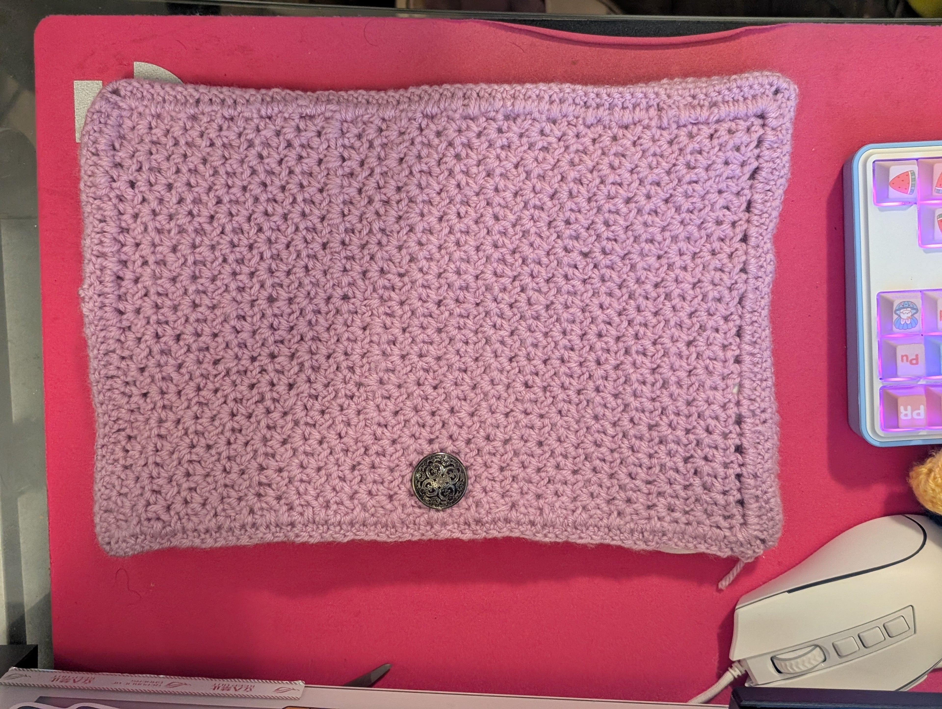 Crochet Book Sleeve