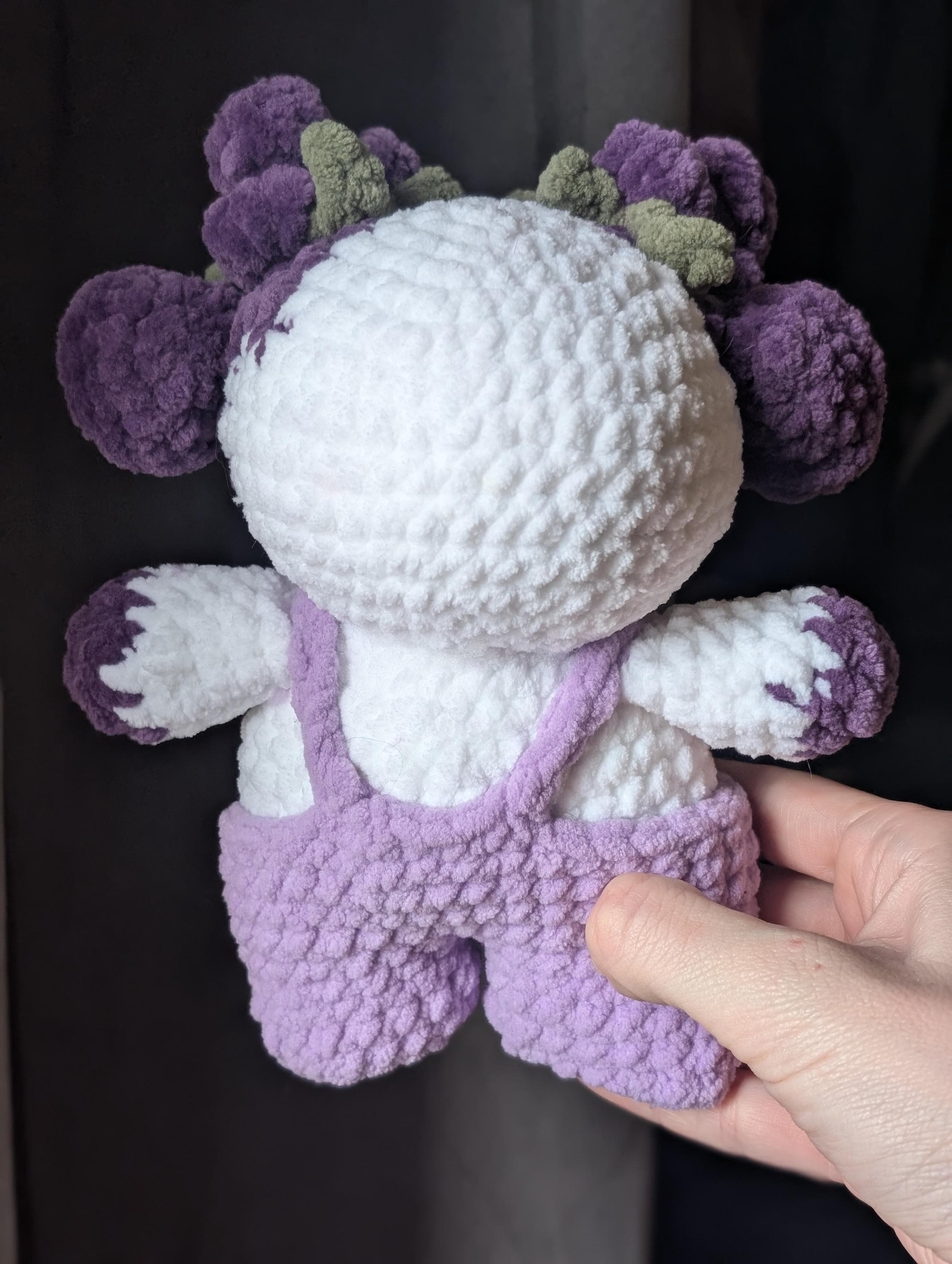 Handmade Crochet Fruit Cow Plushie | Amigurumi Stuffed Animal, Kawaii Decor