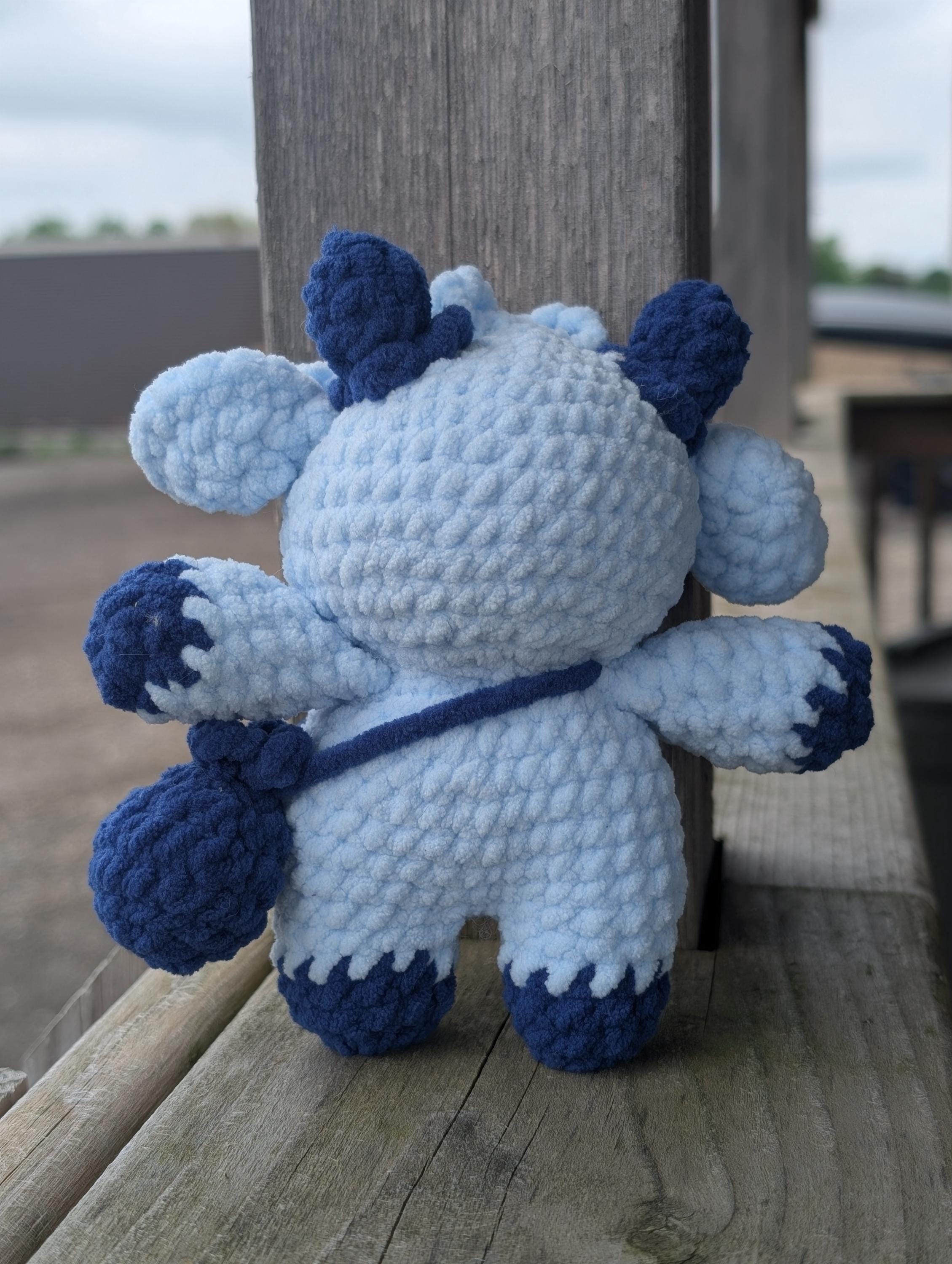Crochet Mini Highland Cow Plushie | Handmade Amigurumi, Kawaii Decor, Cottagecore Charm