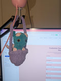Mini Crochet Dragon Charm | Customizable Bag, Car, Desk Plushie