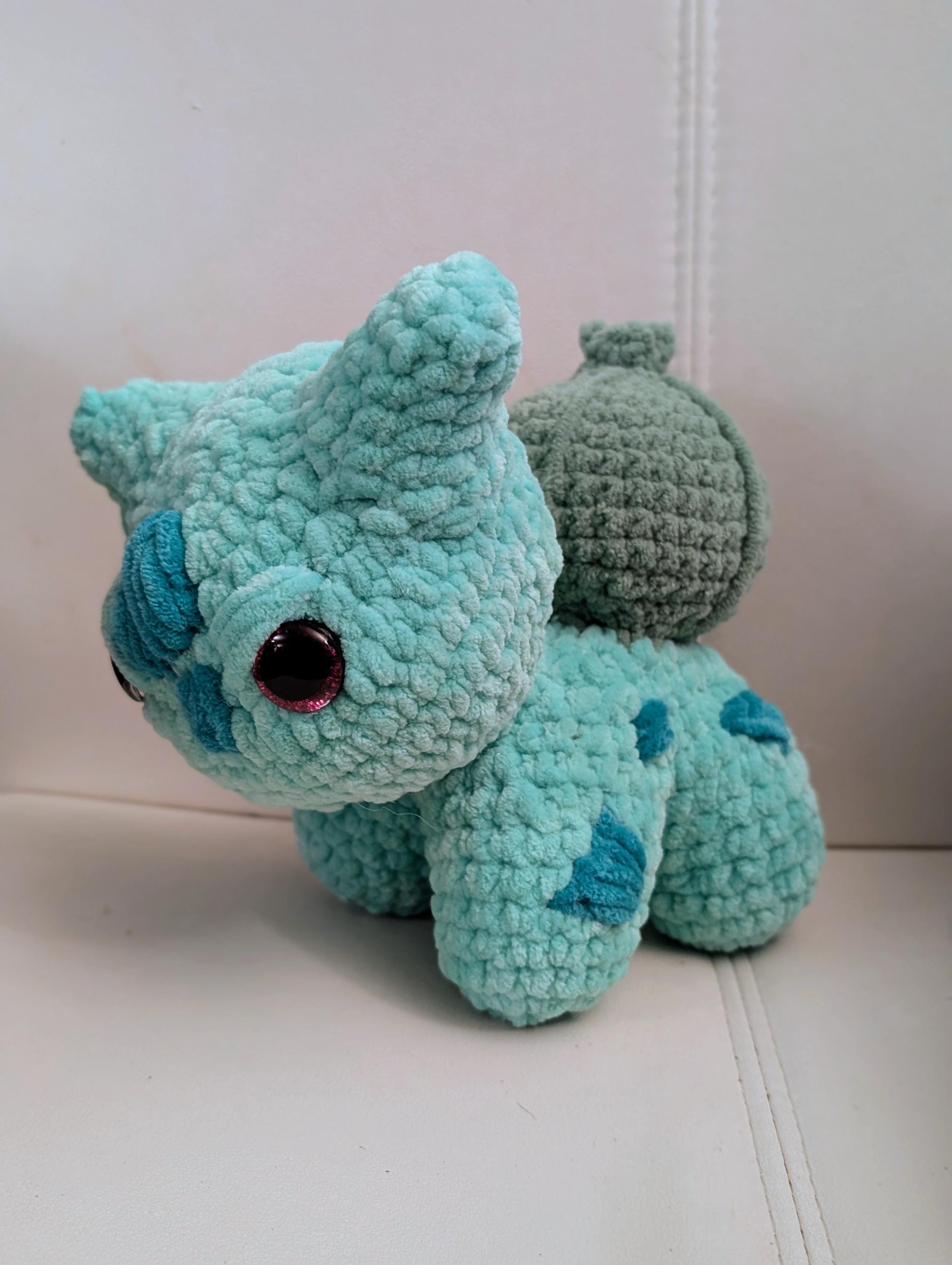 Bulby | Crochet Dinosaur | handmade characters | Anime | soft plushies | poke| Crochet Gift
