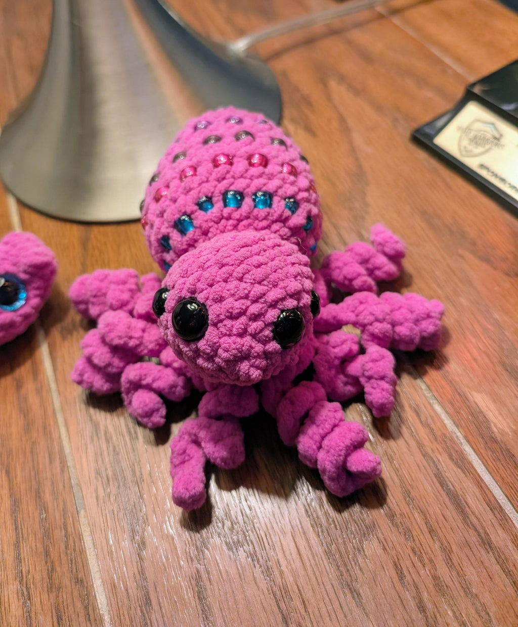 Crochet Spider Plushie | Soft Sensory Fidget Toy, Spooky Stuffed Animal| Crochet Gift
