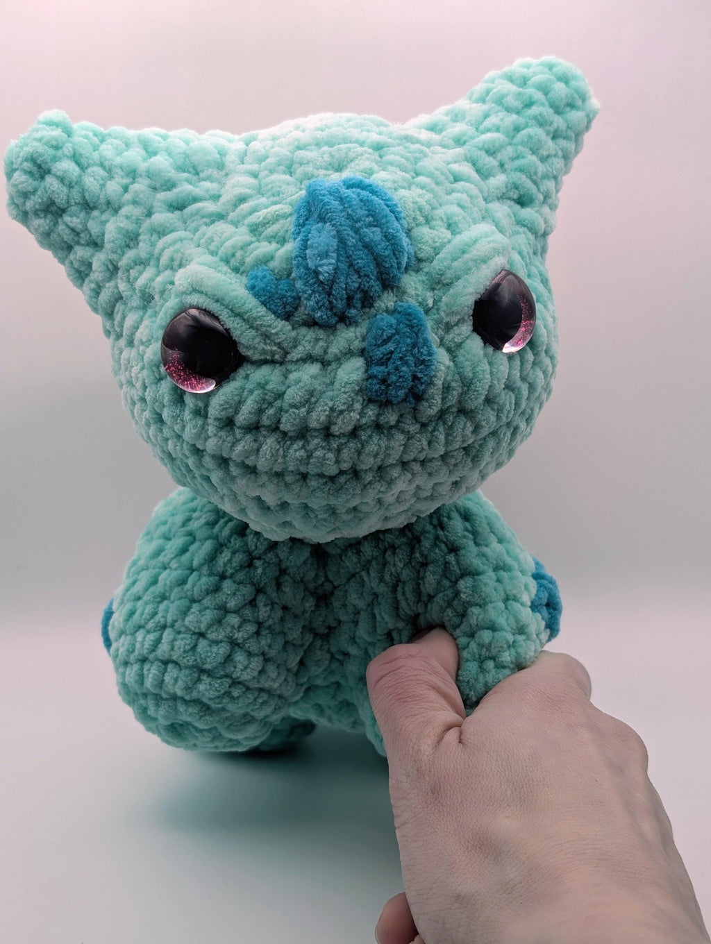 Bulby | Crochet Dinosaur | handmade characters | Anime | soft plushies | poke| Crochet Gift