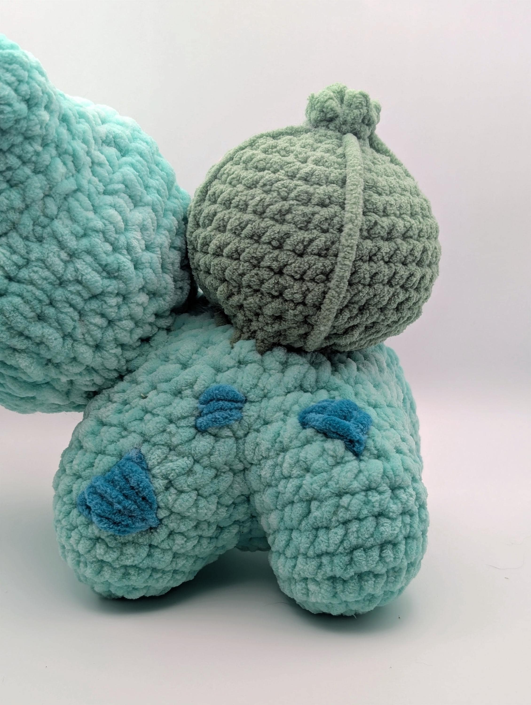 Bulby | Crochet Dinosaur | handmade characters | Anime | soft plushies | poke| Crochet Gift