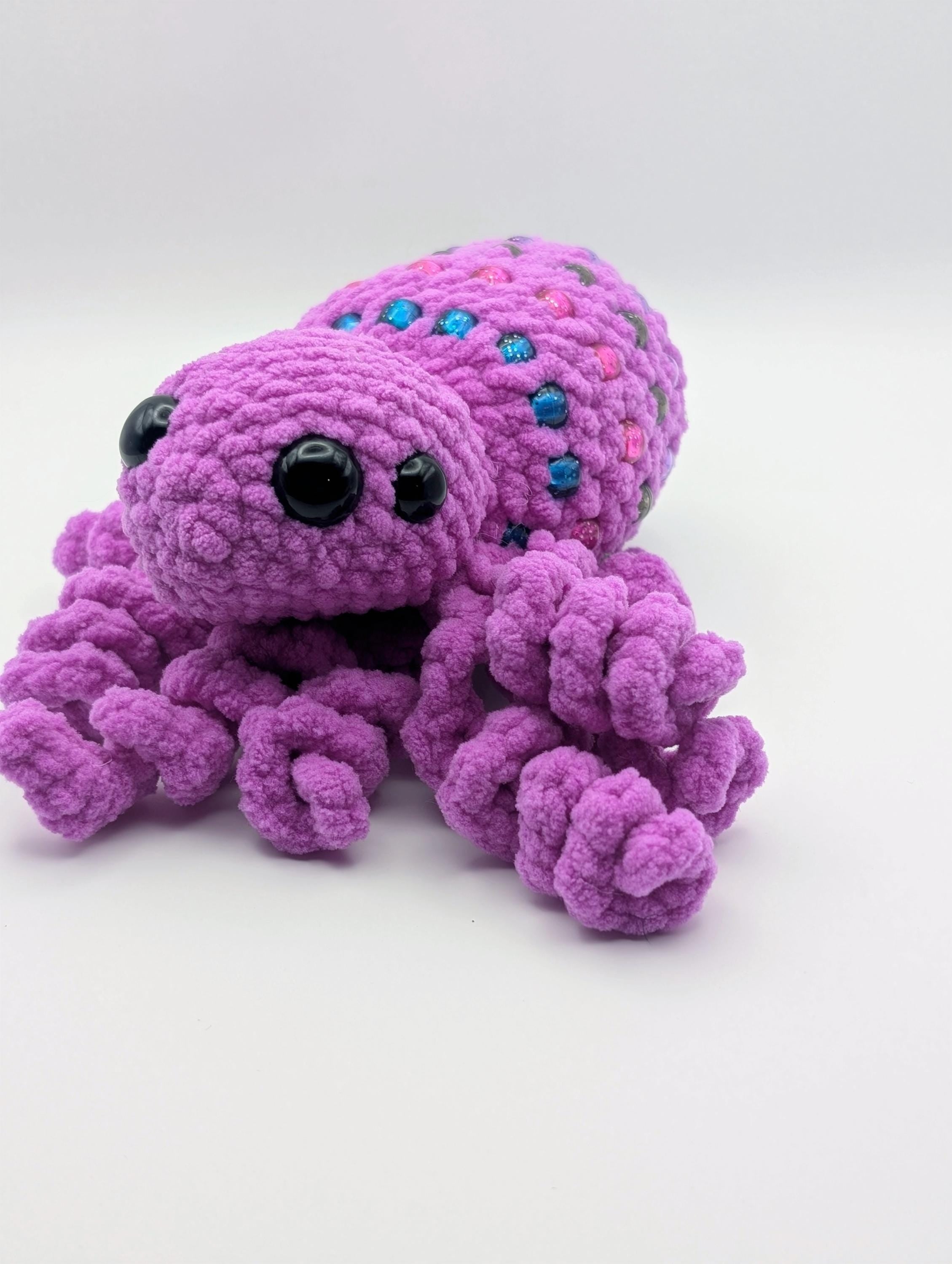 Crochet Spider Plushie | Soft Sensory Fidget Toy, Spooky Stuffed Animal| Crochet Gift