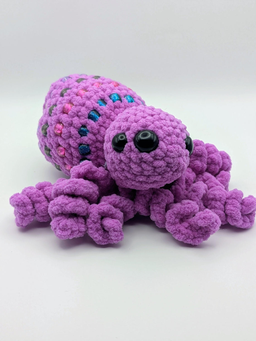 Crochet Spider Plushie | Soft Sensory Fidget Toy, Spooky Stuffed Animal| Crochet Gift