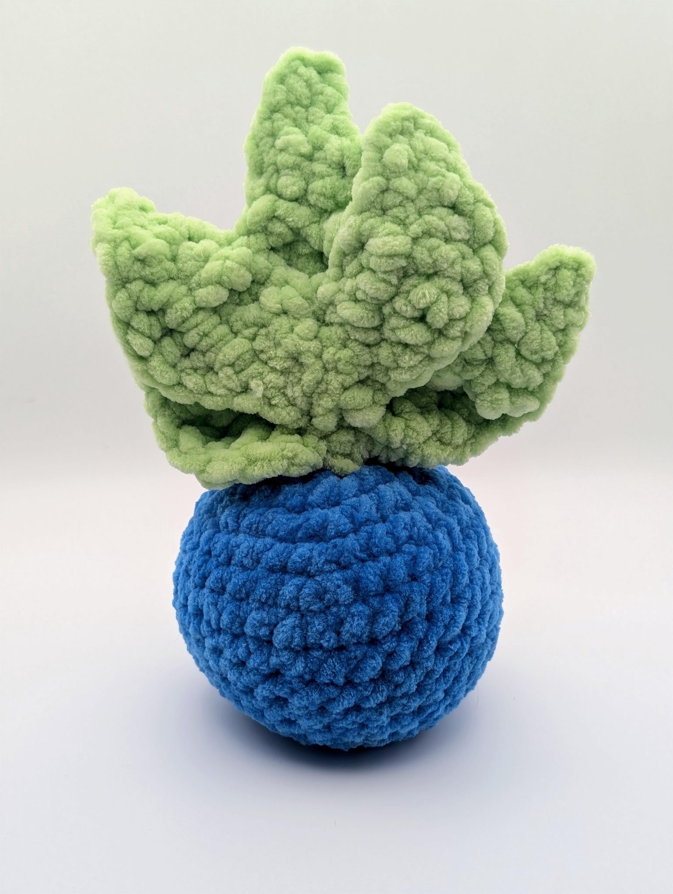 Handmade Crochet Plush – Squishy Desk buddy, Kawaii Crochet, Anime Collectible