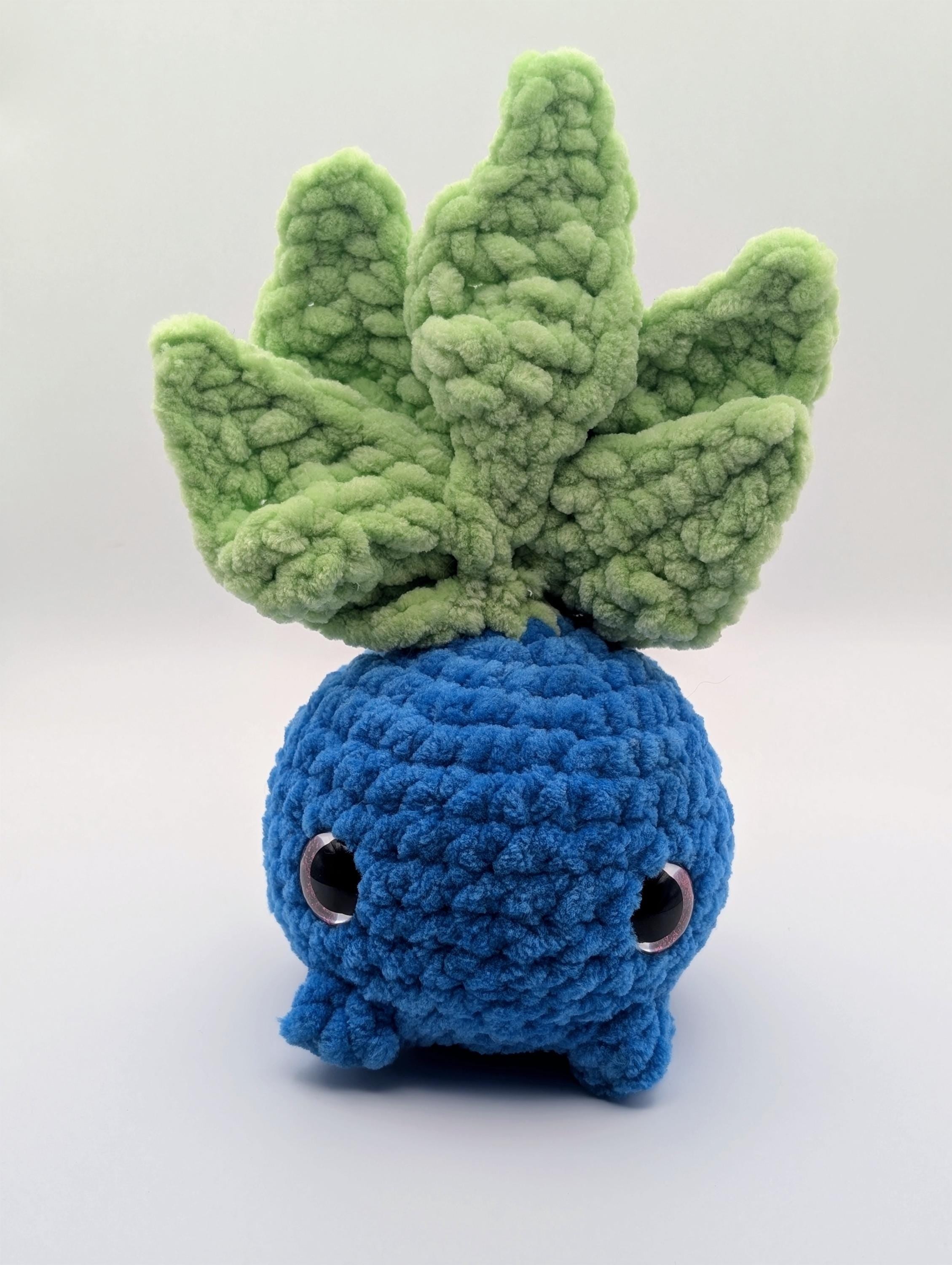Handmade Crochet Plush – Squishy Desk buddy, Kawaii Crochet, Anime Collectible