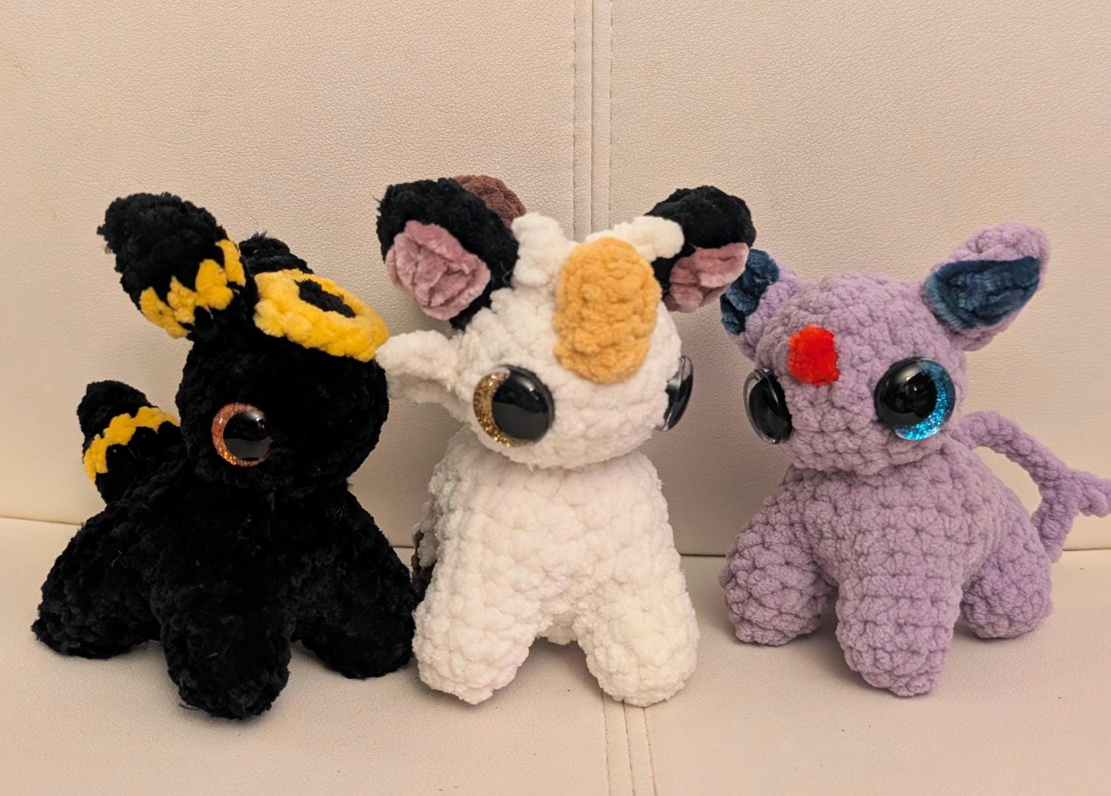 Handmade Mini Crochet Plush | Kawaii Gamer Gift |Crochet Pokemon Mini Plushie | Handmade Amigurumi | Crochet Desk Buddy| Crochet Gift