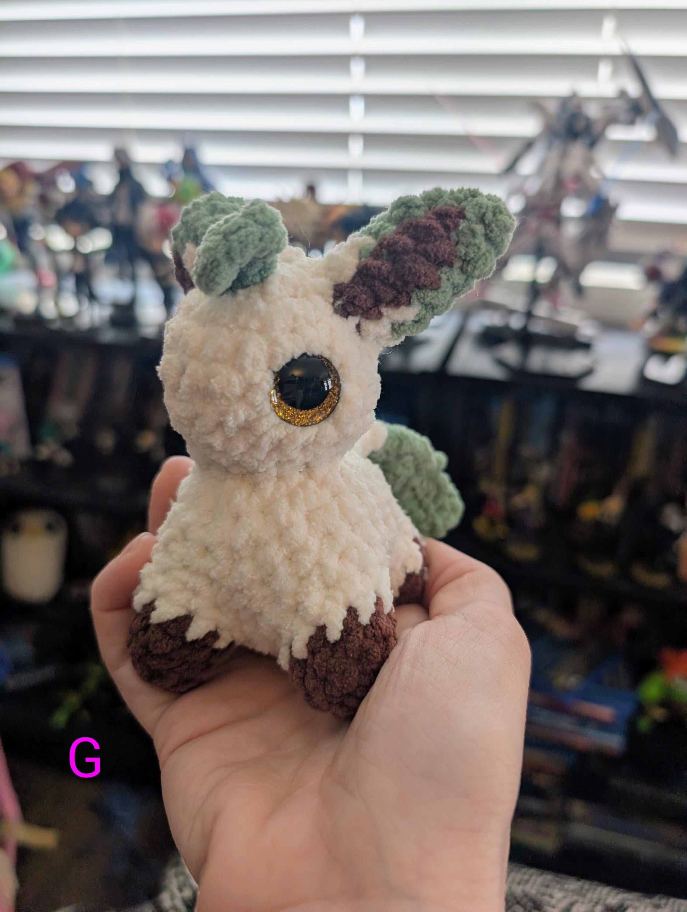 Handmade Mini Crochet Plush | Kawaii Gamer Gift |Crochet Pokemon Mini Plushie | Handmade Amigurumi | Crochet Desk Buddy| Crochet Gift