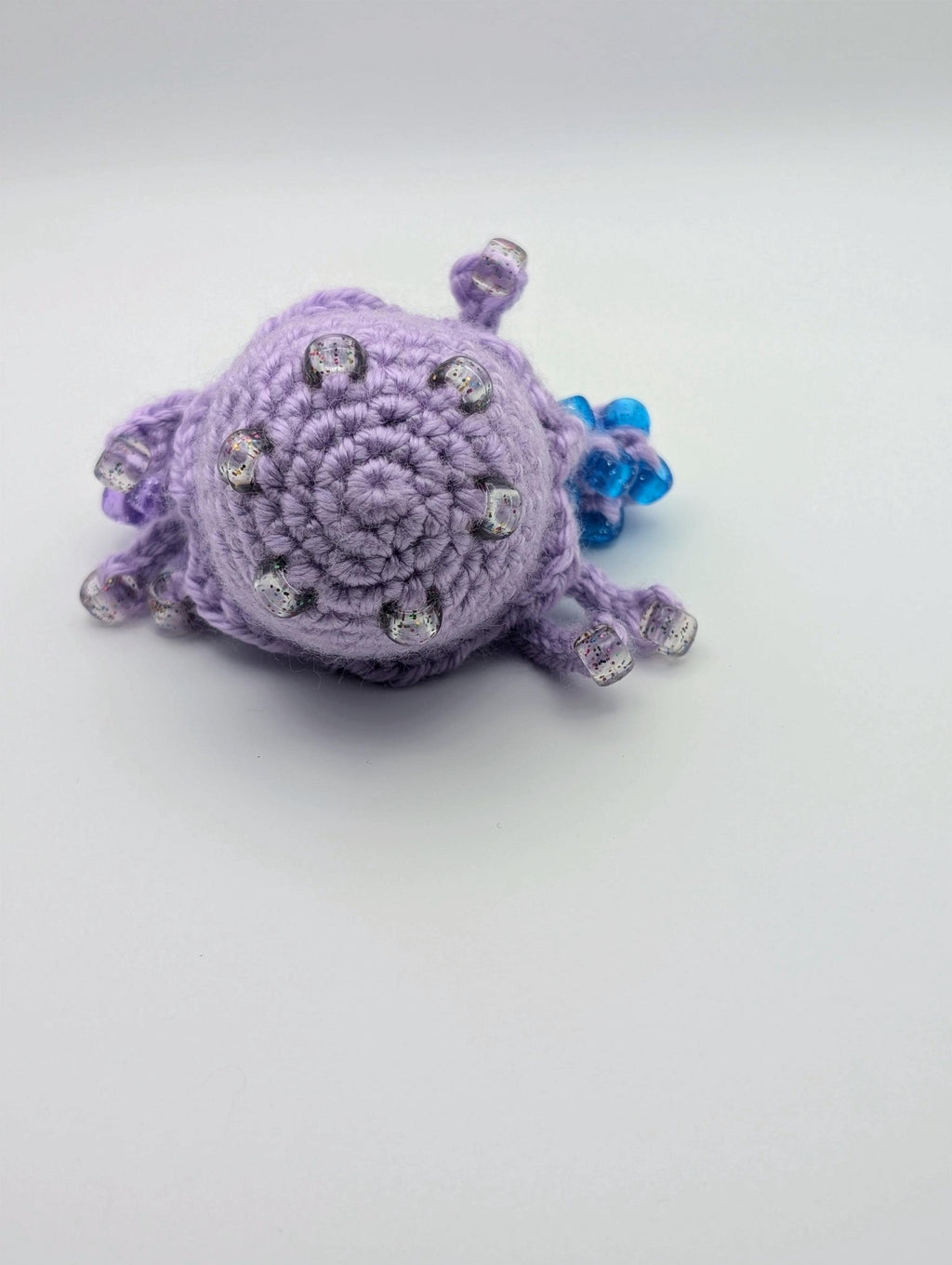 Crochet Jellyfish Keychain | Sensory Fidget Plush Toy, Kawaii Anxiety Relief