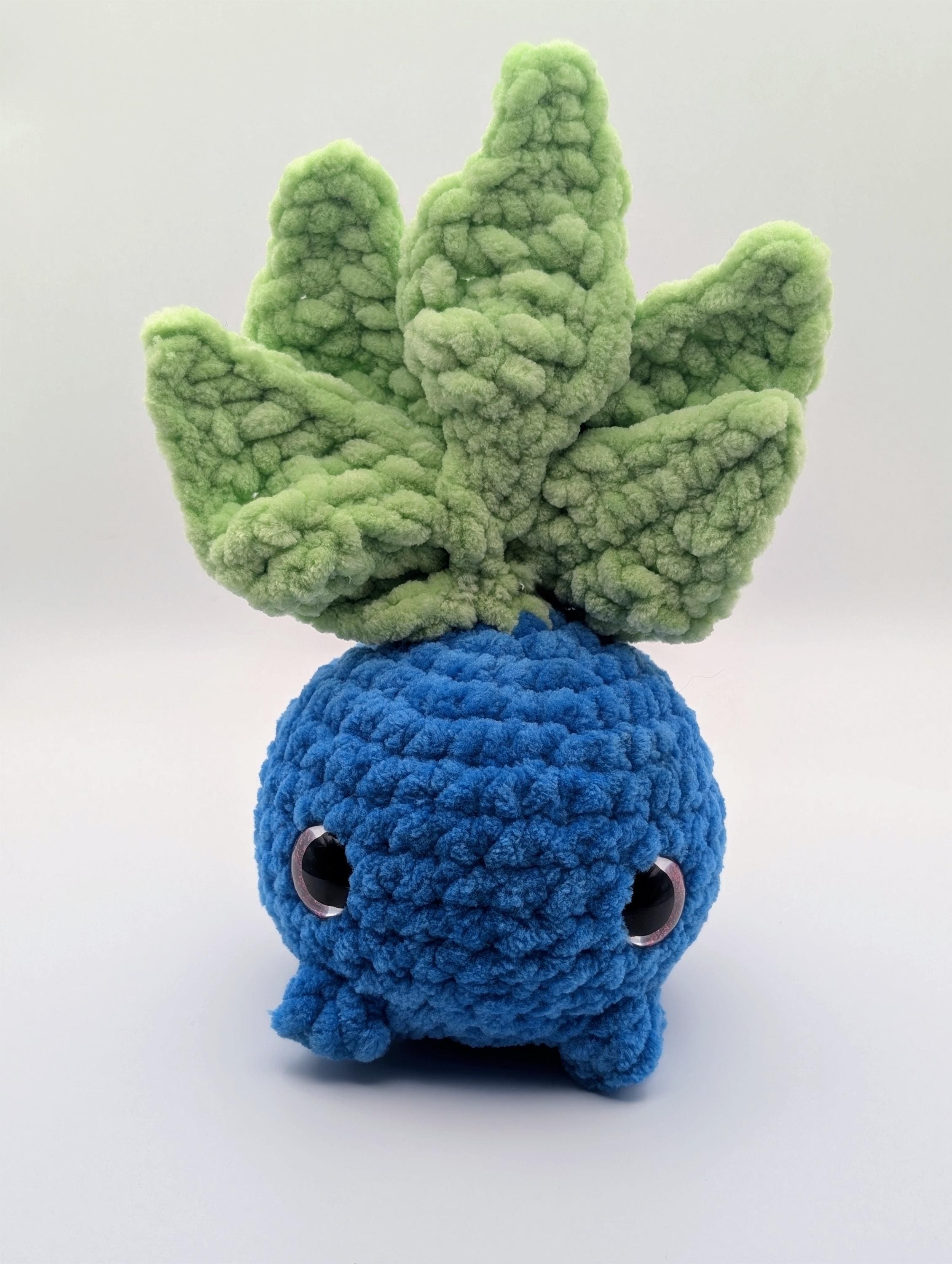 Handmade Crochet Plush – Squishy Desk buddy, Kawaii Crochet, Anime Collectible
