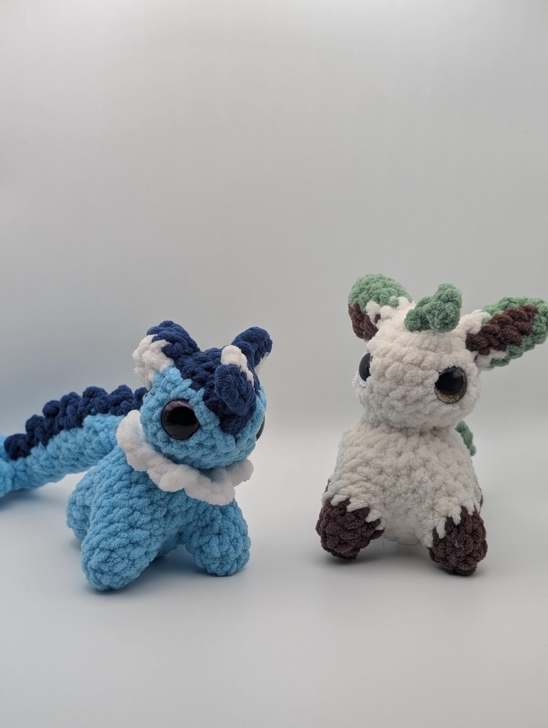 Handmade Mini Crochet Plush | Kawaii Gamer Gift |Crochet Pokemon Mini Plushie | Handmade Amigurumi | Crochet Desk Buddy| Crochet Gift